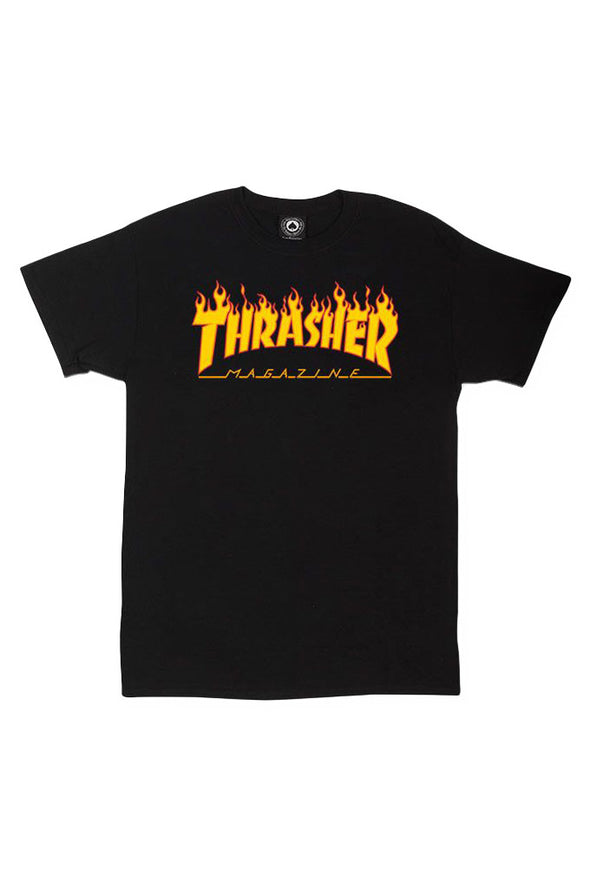 Thrasher Flame Tee - Mainland Skate & Surf