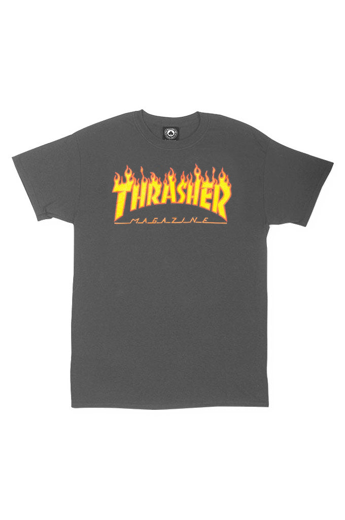 Thrasher Flame Tee - Mainland Skate & Surf