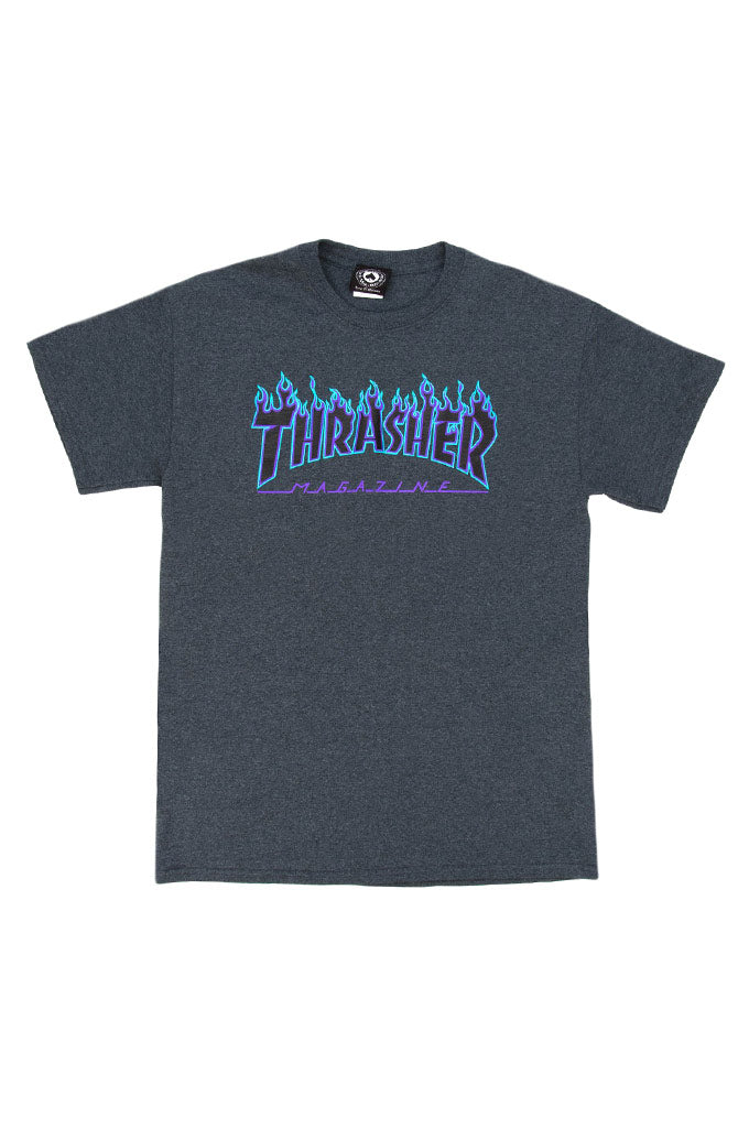 Thrasher Flame Tee - Mainland Skate & Surf