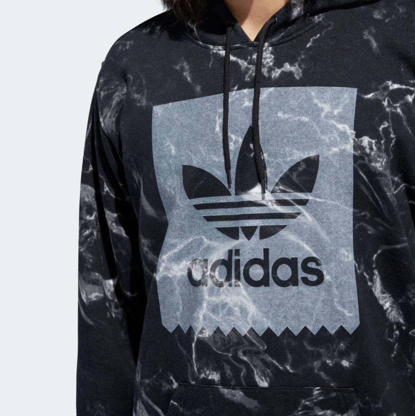 Adidas Marble Print Hoodie - Mainland Skate & Surf