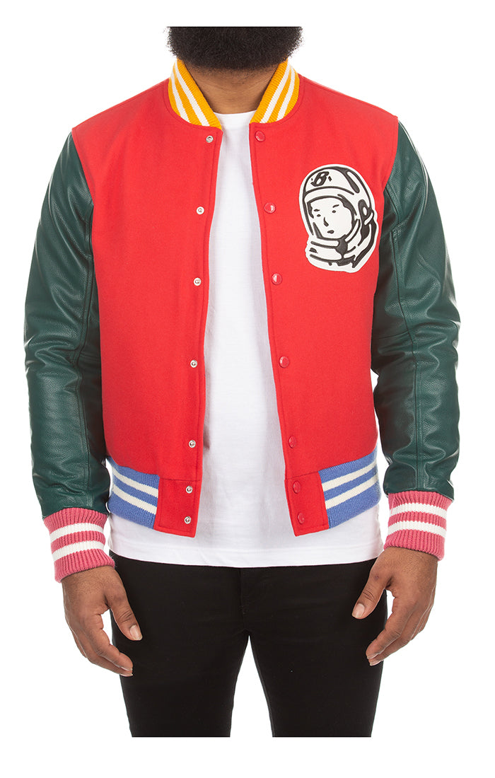 Red/White Men Varsity Jacket