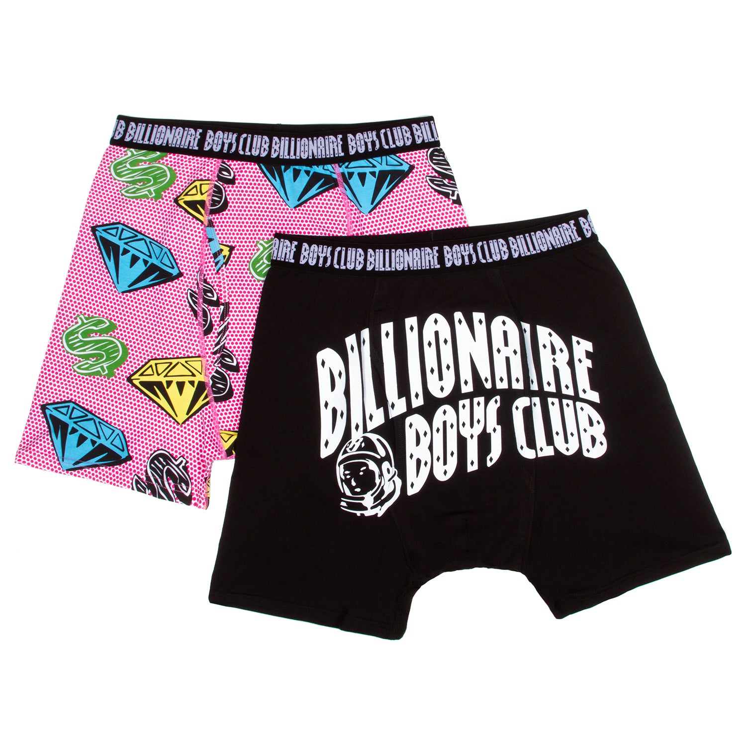 Pro Club Mens Boxer Trunks Set of 2, Multicolored, S at  Men's  Clothing store