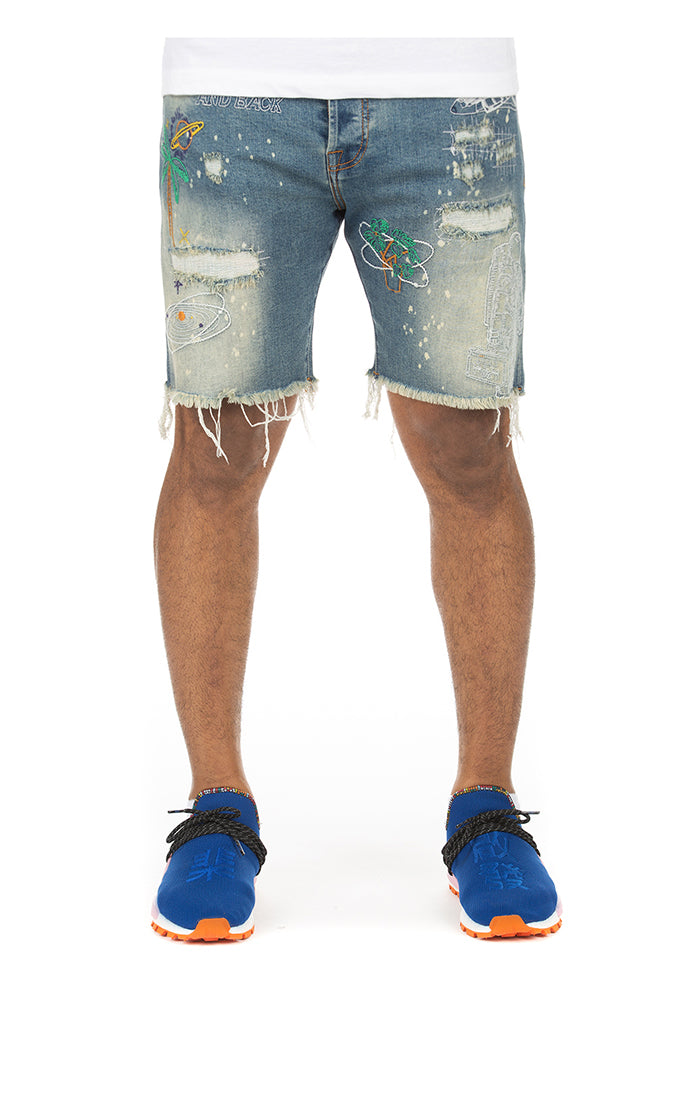 Billionaire Boys Club BB Explore Denim Shorts