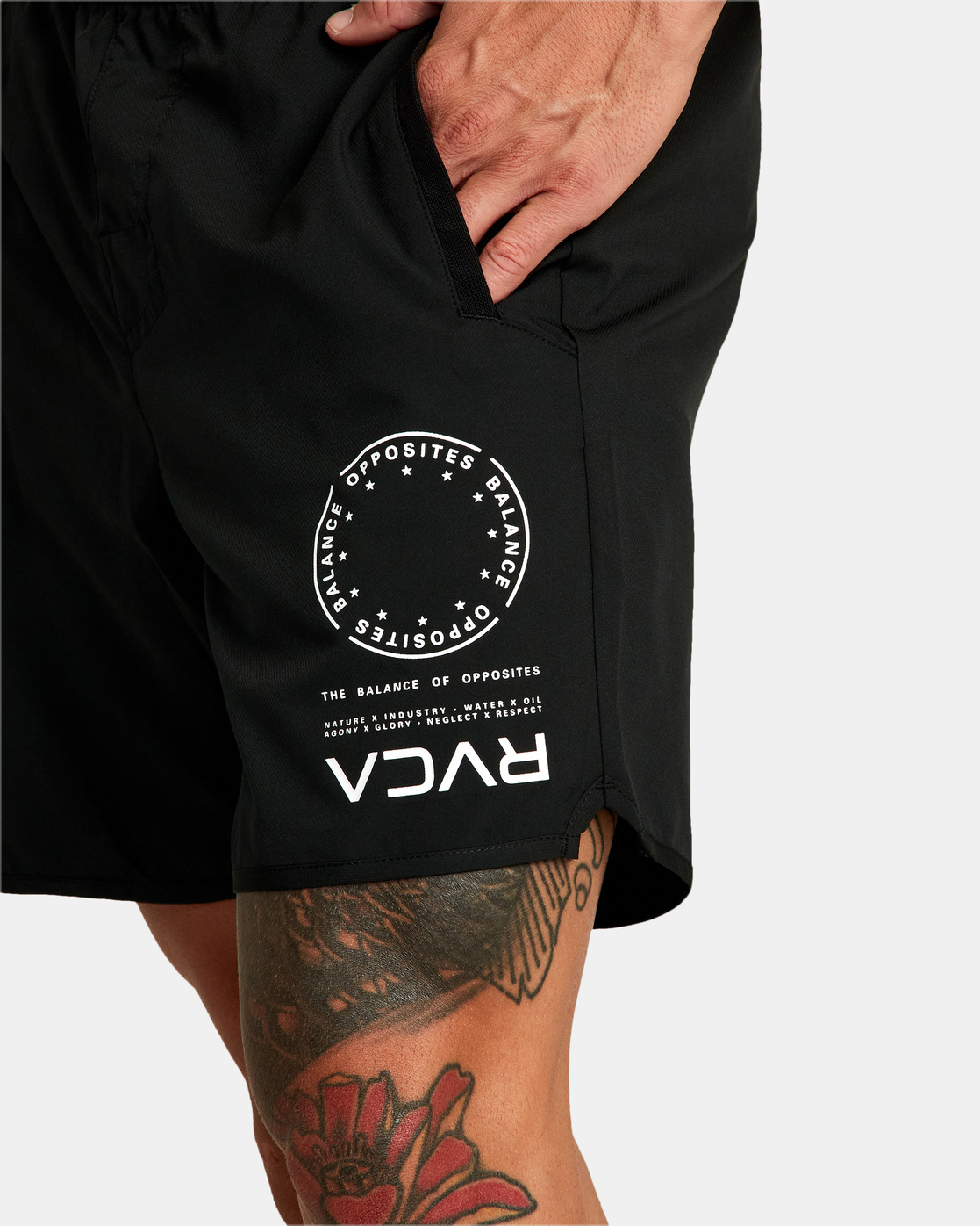 Rvca nature online x industry shorts