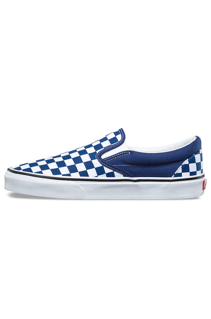 Vans Classic Checkerboard Slip On Shoes Mainland Skate Surf