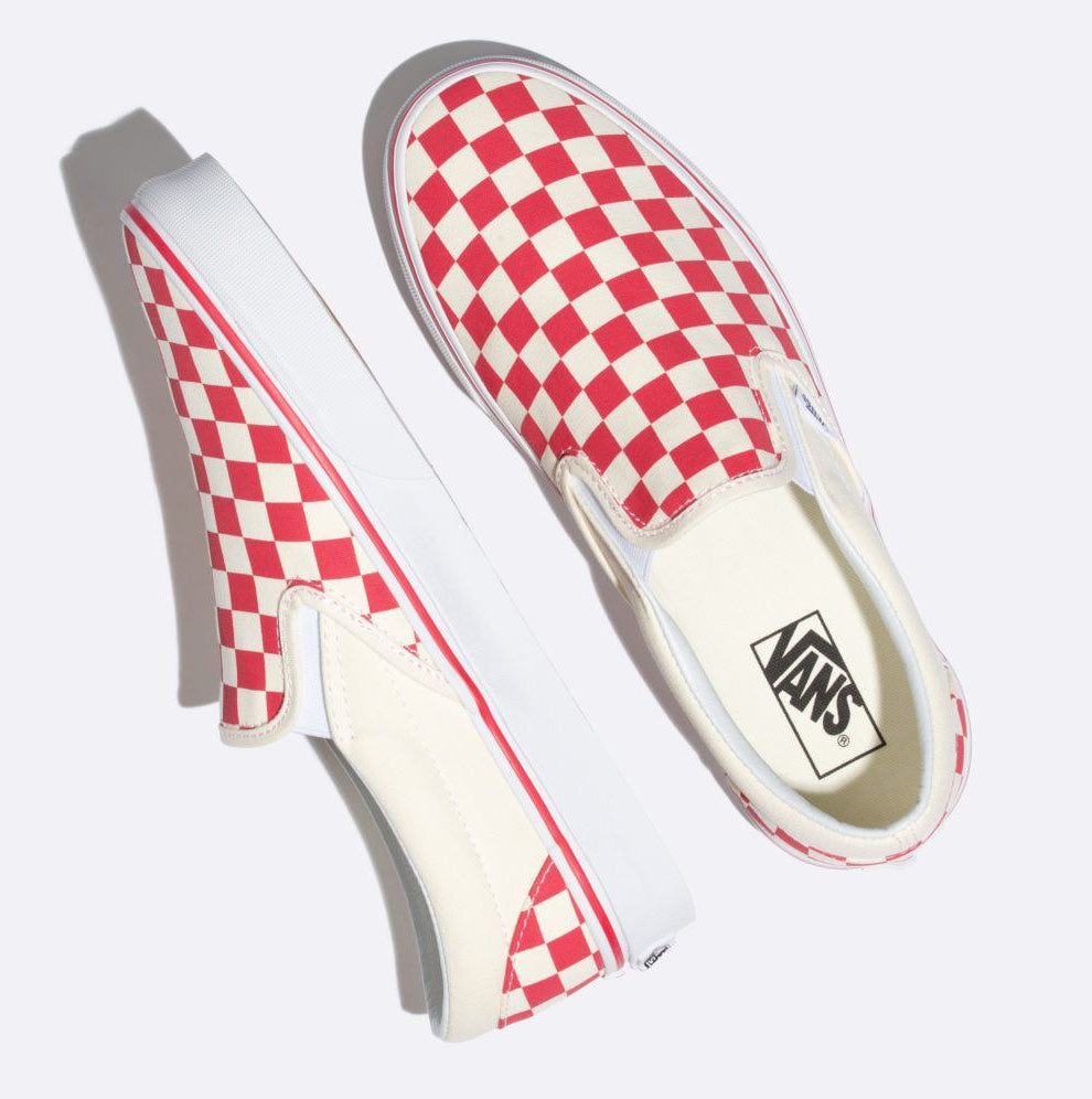 Vans red and white checkered shoes Clearance