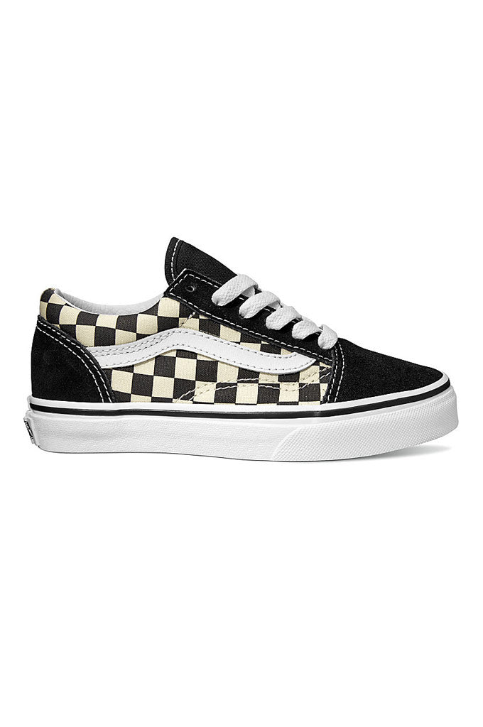 Vans Kids Primary Check Old Skool Shoes - Mainland Skate & Surf